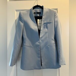 Zara Women's Sky Blue Suit